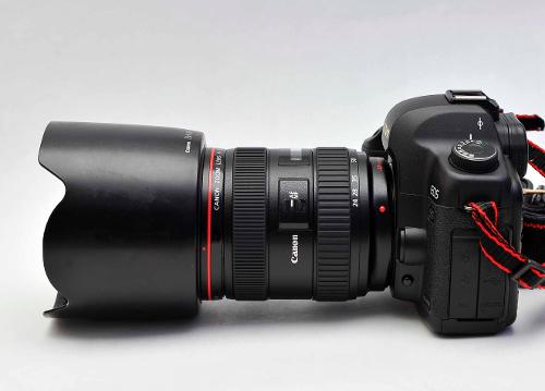 Canon 24-70mm 2.8 II USM on camera