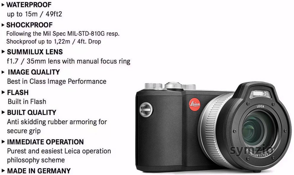 Leica XU core specs