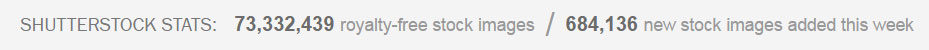 Shutterstock collection stats